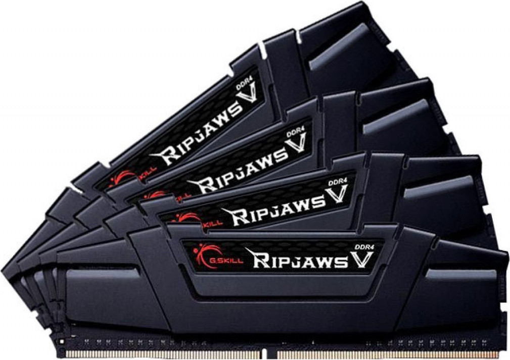 G.Skill Ripjaws V DDR4 64GB RAM με 4x16GB Modules και Ταχύτητα 3200 για Desktop Κωδικός F4-3200C16Q-64GVK