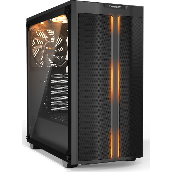 Be Quiet Pure Base 500DX Gaming Midi Tower Κουτί Υπολογιστή με Πλαϊνό Παράθυρο και RGB Φωτισμό Μαύρο
