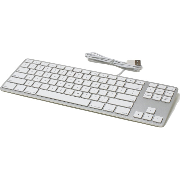 Matias Wired Aluminum Tenkeyless Keyboard for Mac Πληκτρολόγιο Αγγλικό UK Ασημί