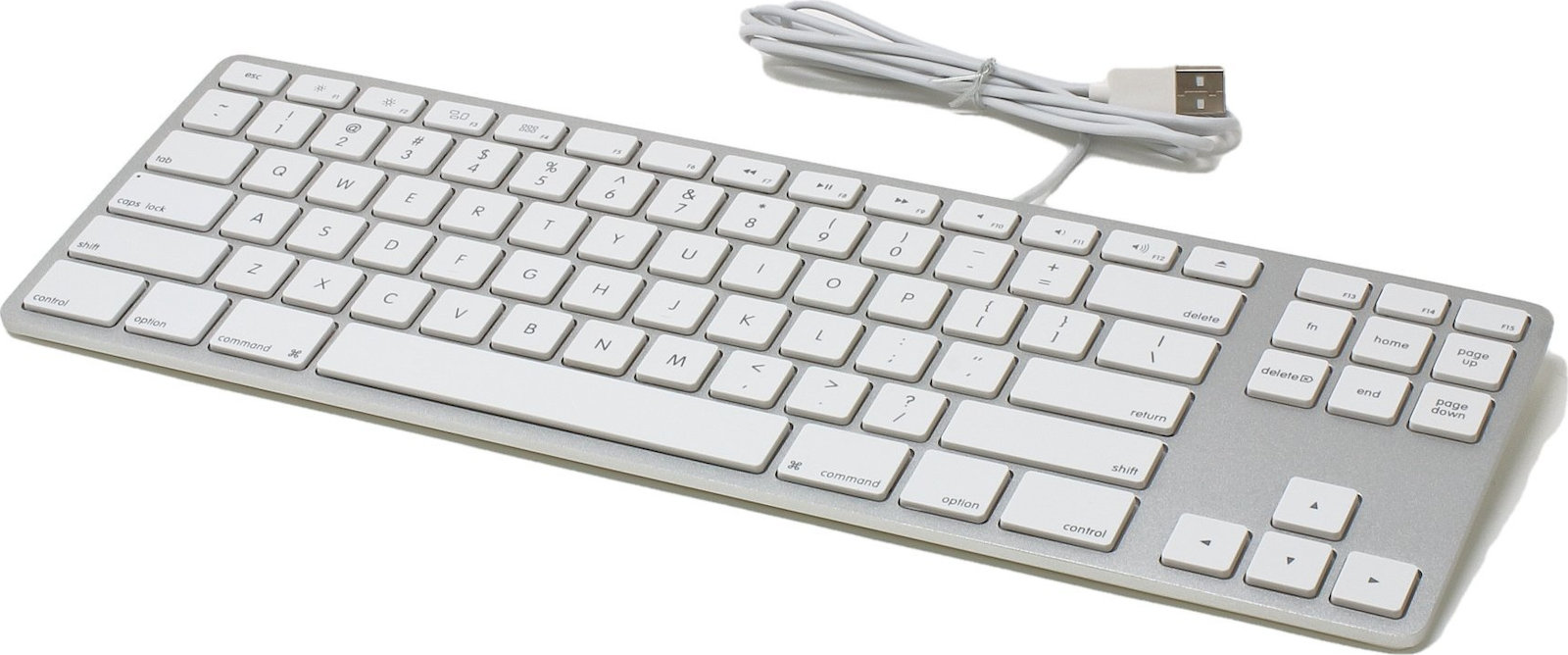 Matias Wired Aluminum Tenkeyless Keyboard for Mac Πληκτρολόγιο Αγγλικό UK Ασημί