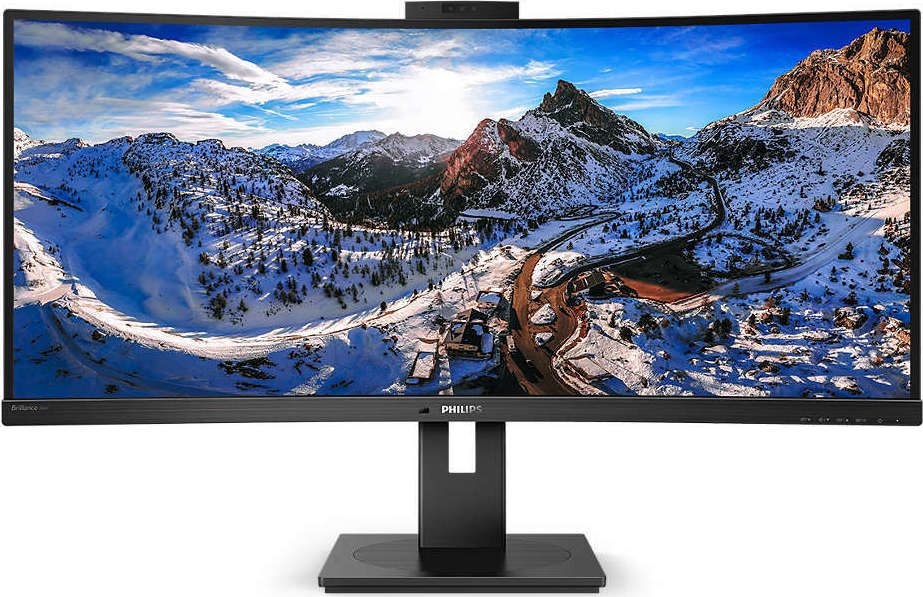 Philips P Line 346P1CRH Ultrawide VA HDR Curved Gaming Monitor 34 QHD 3440x1440 με Χρόνο Απόκρισης 4ms GTG