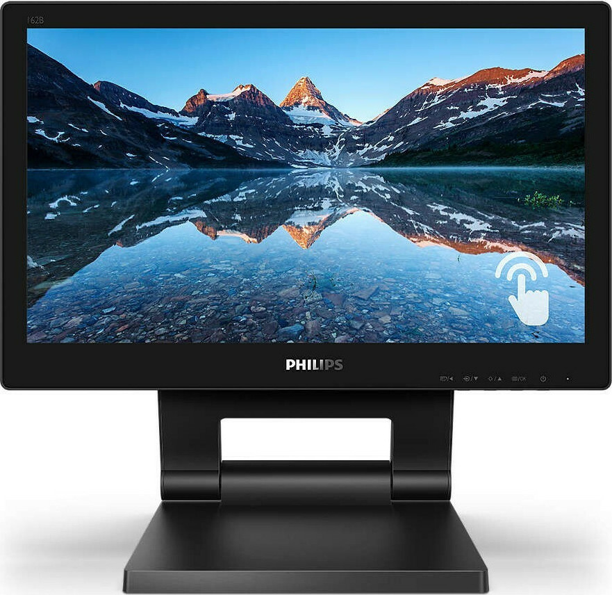 Philips 162B9T TN Touch Monitor 15.6 1366x768 με Χρόνο Απόκρισης 4ms GTG