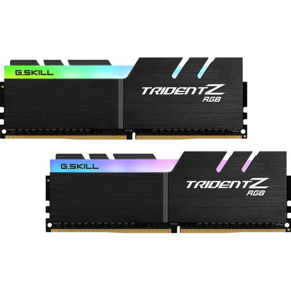 G.Skill Trident Z RGB DDR4 16GB RAM με 2x8GB Modules και Ταχύτητα 3200 για Desktop Κωδικός F4-3200C16D-16GTZR