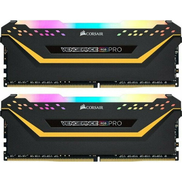 Corsair Vengeance RGB Pro DDR4 16GB RAM με 2x8GB Modules και Ταχύτητα 3200 για Desktop Κωδικός CMW16GX4M2C3200C16