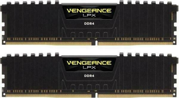 Corsair Vengeance LPX DDR4 16GB RAM με 2x8GB Modules και Ταχύτητα 2400 για Desktop Κωδικός CMK16GX4M2A2400C14