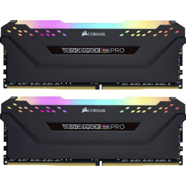 Corsair Vengeance RGB Pro DDR4 16GB RAM με 2x8GB Modules και Ταχύτητα 2666 για Desktop Κωδικός CMW16GX4M2A2666C16