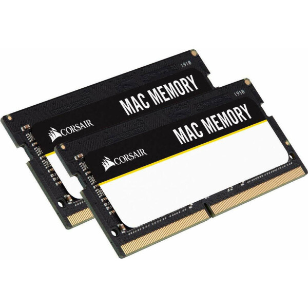 Corsair Mac Memory DDR4 32GB RAM με 2x16GB Modules και Ταχύτητα 2666 για Laptop Κωδικός CMSA32GX4M2A2666C18