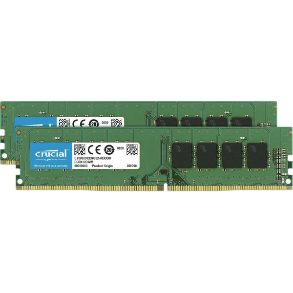 Crucial DDR4 32GB RAM με 2x16GB Modules και Ταχύτητα 3200 για Desktop Κωδικός CT2K16G4DFRA32A