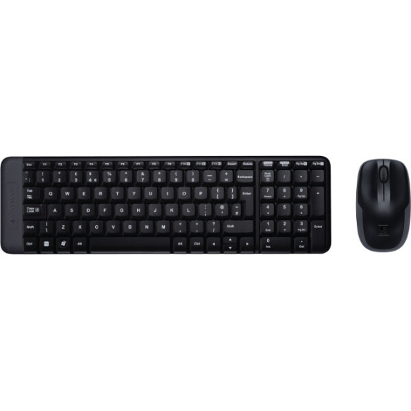 Logitech MK220 Ασύρματο Σετ Πληκτρολόγιο Ποντίκι Αγγλικό US