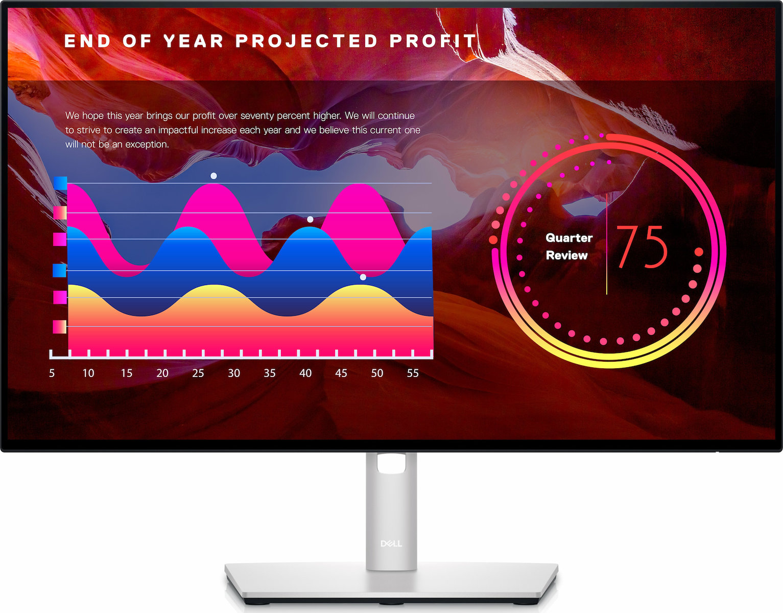 Dell UltraSharp U2422H IPS Monitor 23.8 FHD 1920x1080 με Χρόνο Απόκρισης 8ms GTG