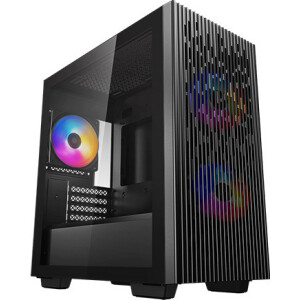 Deepcool Matrexx 40 3FS Gaming Midi Tower Κουτί Υπολογιστή με Πλαϊνό Παράθυρο και RGB Φωτισμό Μαύρο