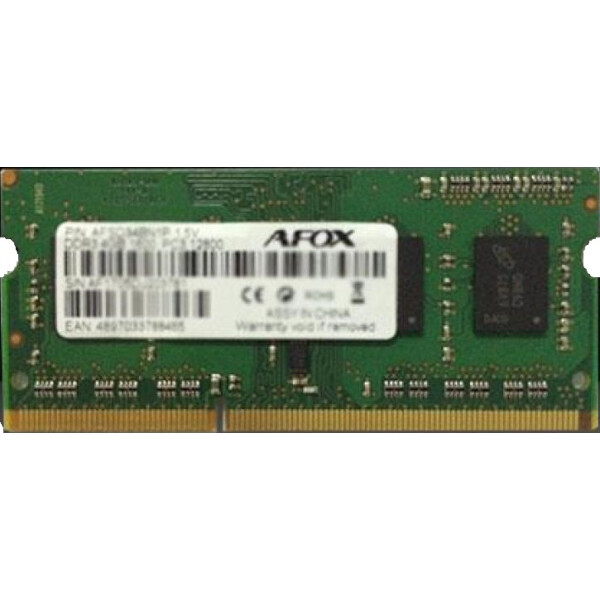 Afox DDR4 με Module 1x16GB και Ταχύτητα 2666 για Laptop Κωδικός AFSD416FS1P