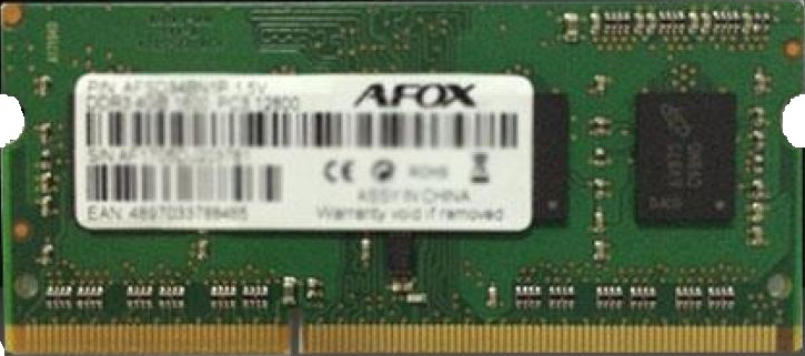 Afox DDR4 με Module 1x16GB και Ταχύτητα 2666 για Laptop Κωδικός AFSD416FS1P