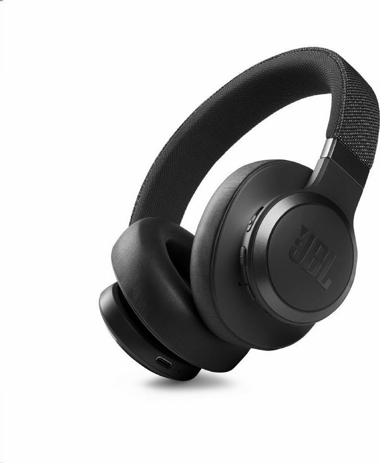 JBL Live 660NC Ασύρματα / Ενσύρματα Over Ear Ακουστικά με 50 ώρες Λειτουργίας και Quick Charge Μαύρα