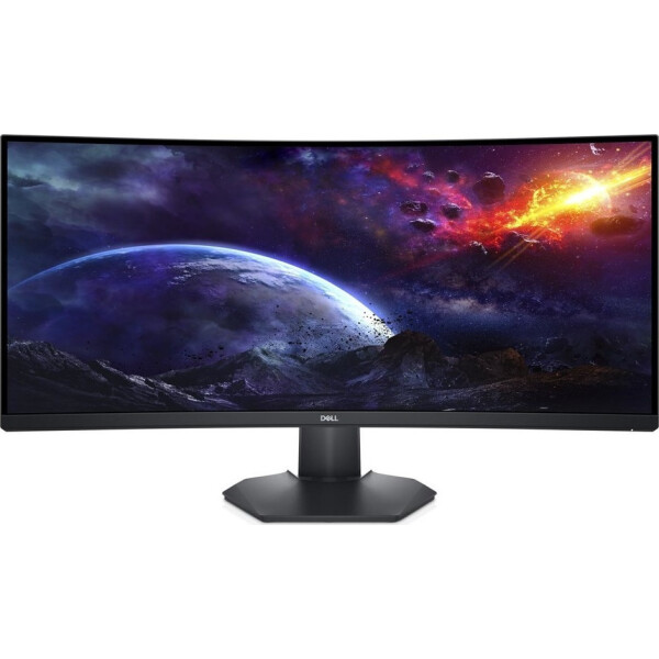 Dell S3422DWG Ultrawide VA HDR Curved Gaming Monitor 34 QHD 3440x1440 144Hz με Χρόνο Απόκρισης 2ms GTG