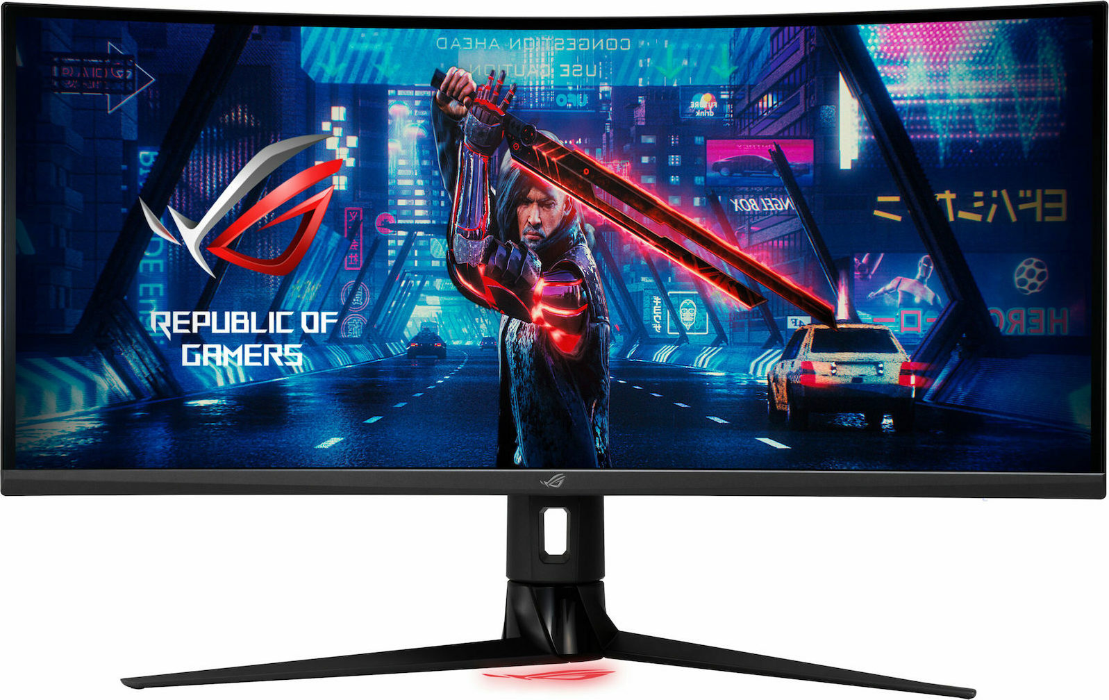 Asus ROG Strix XG349C Ultrawide IPS HDR Curved Gaming Monitor 34.1 QHD 3440x1440 180Hz με Χρόνο Απόκρισης 1ms GTG