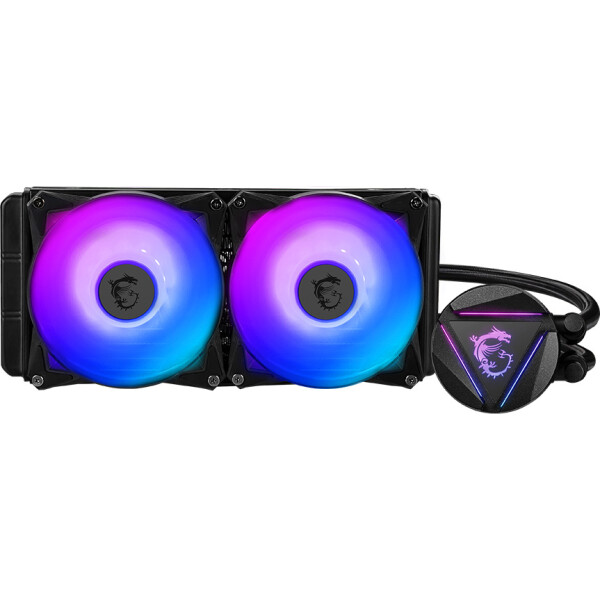 MSI MAG CoreLiquid 280R Υδρόψυξη Επεξεργαστή Διπλού Ανεμιστήρα 140mm για Socket AM4/AM5/1200/115x με RGB Φωτισμό