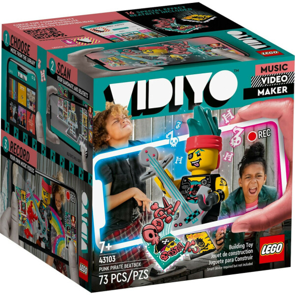 LEGO Vidiyo Punk Pirate BeatBox για 7 ετών Ετών 73τμχ Κωδικός 43103