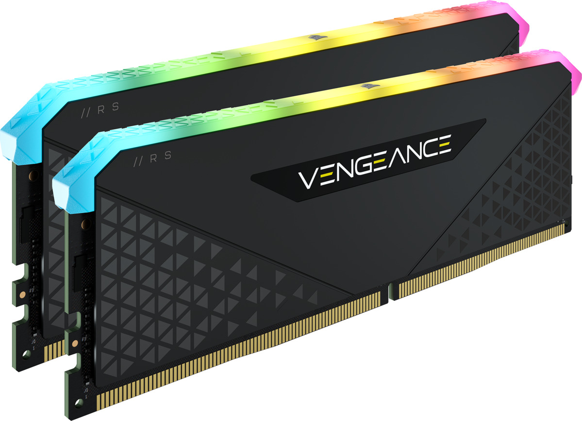 Corsair Vengeance RGB RS DDR4 32GB RAM με 2x16GB Modules και Ταχύτητα 3200 για Desktop Κωδικός CMG32GX4M2E3200C16