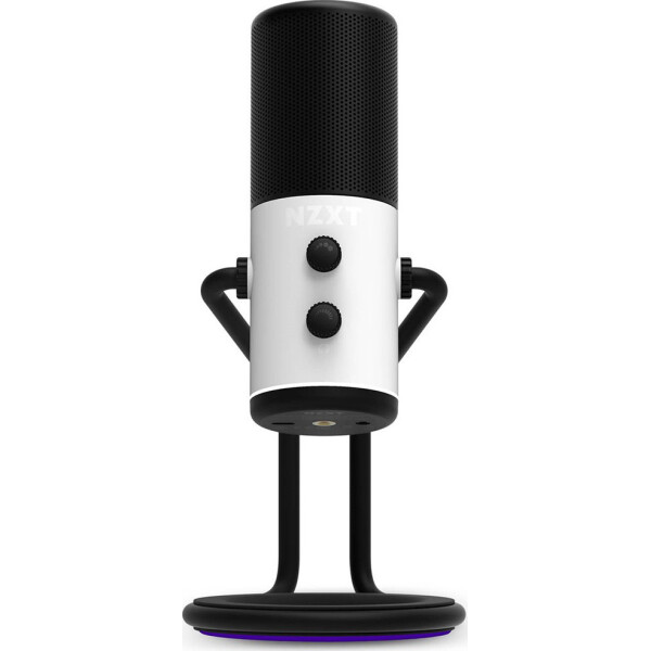NZXT Capsule Πυκνωτικό Μικρόφωνο Επιτραπέζιο για Φωνητικά σε Λευκό Χρώμα