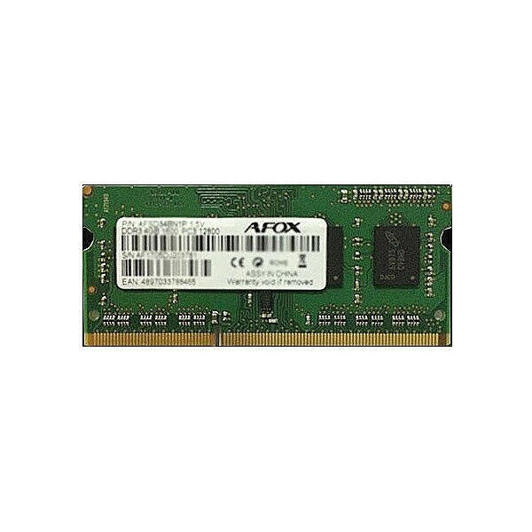 Afox DDR3 με Module 1x8GB και Ταχύτητα 1600 για Laptop Κωδικός AFSD38BK1L