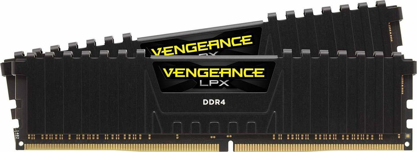 Corsair Vengeance LPX DDR4 32GB RAM με 2x16GB Modules και Ταχύτητα 2400 για Desktop Κωδικός CMK32GX4M2A2400C14