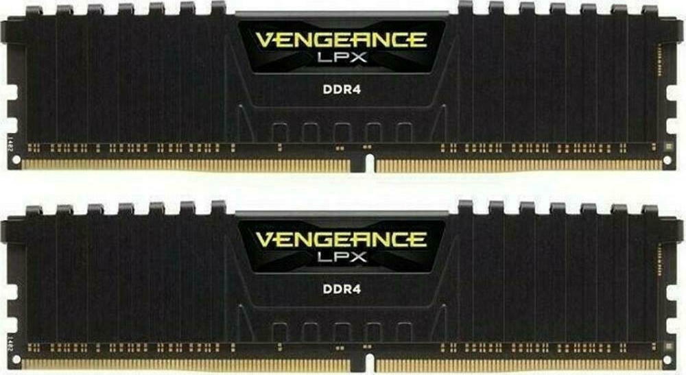 Corsair Vengeance LPX DDR4 32GB RAM με 2x16GB Modules και Ταχύτητα 3000 για Desktop Κωδικός CMK32GX4M2D3000C16