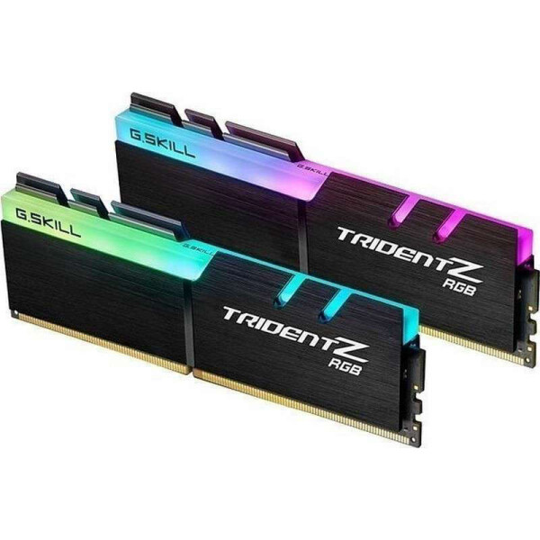 G.Skill Trident Z RGB DDR4 32GB RAM με 2x16GB Modules και Ταχύτητα 3600 για Desktop Κωδικός F4-3600C18D-32GTZR