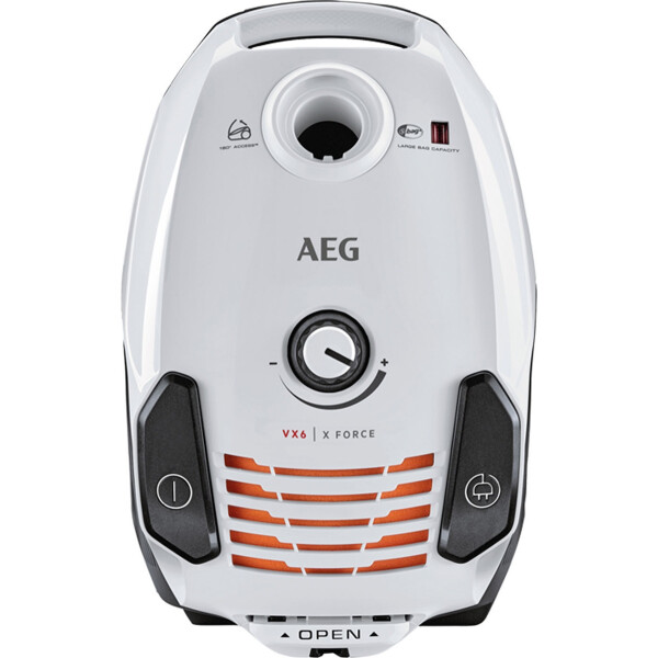 AEG VX6-2-IW-5 Ηλεκτρική Σκούπα 700W με Σακούλα 3.5lt Λευκή