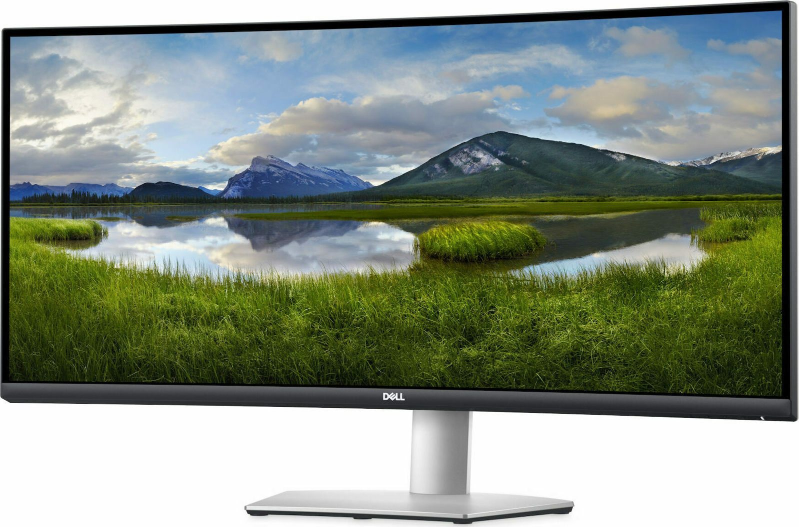 Dell S3422DW Ultrawide VA Curved Monitor 34 QHD 3440x1440 με Χρόνο Απόκρισης 4ms GTG