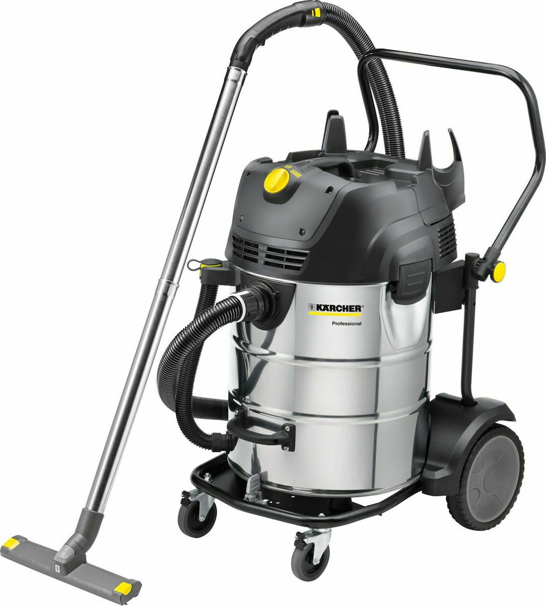 Karcher NT 75/2 Tact² Me Tc Σκούπα Υγρών / Στερεών 2760W με Ανοξείδωτο Κάδο 75lt Κωδικός 1.667-289.0