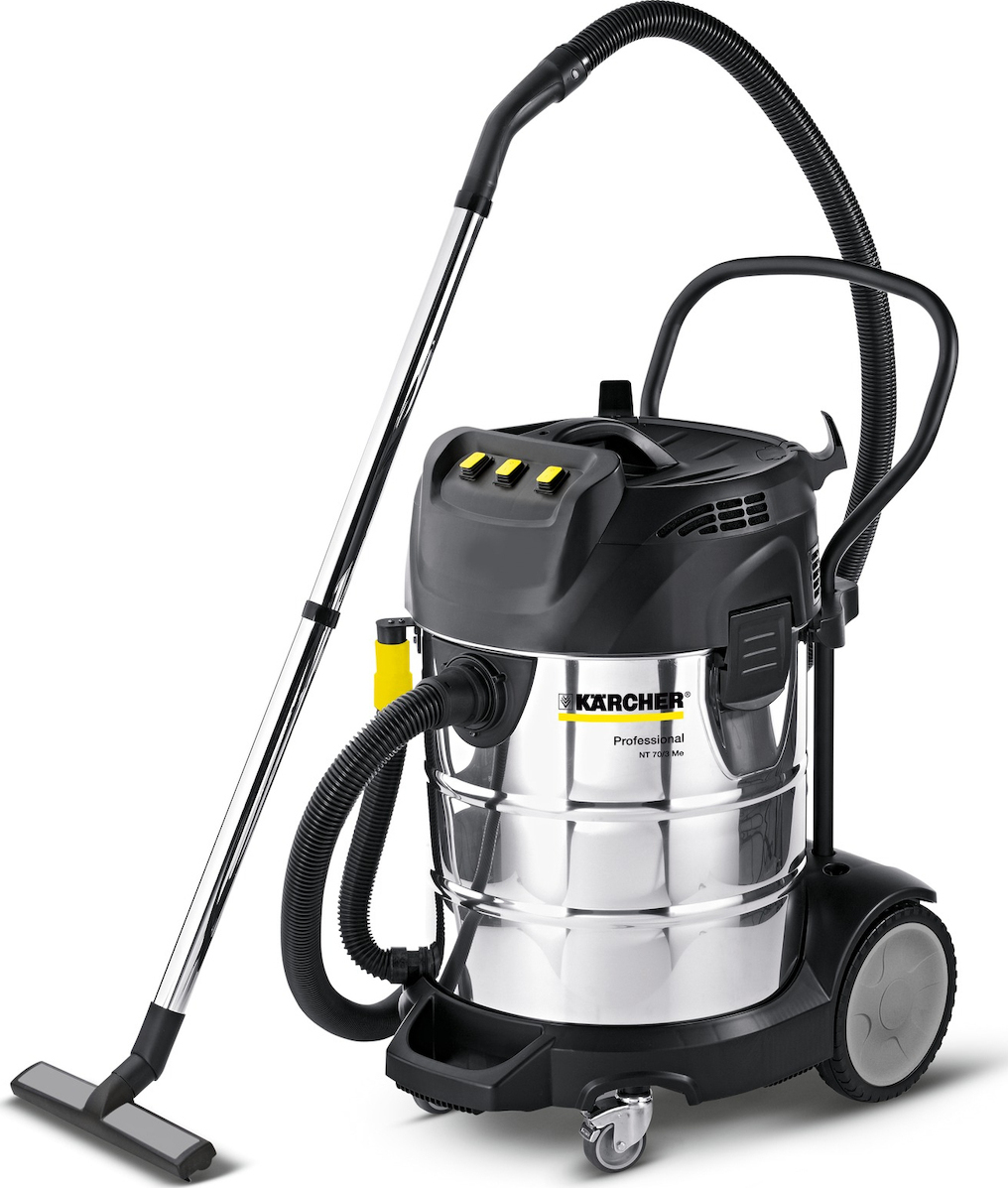 Karcher NT 70/3 Me Tc Σκούπα Υγρών / Στερεών 3600W με Ανοξείδωτο Κάδο 70lt Κωδικός 1.667-274.0
