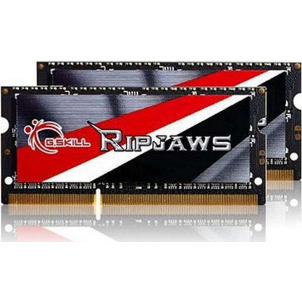 G.Skill Ripjaws DDR3 16GB RAM με 2x8GB Modules και Ταχύτητα 1600 για Laptop Κωδικός F3-1600C9D-16GRSL