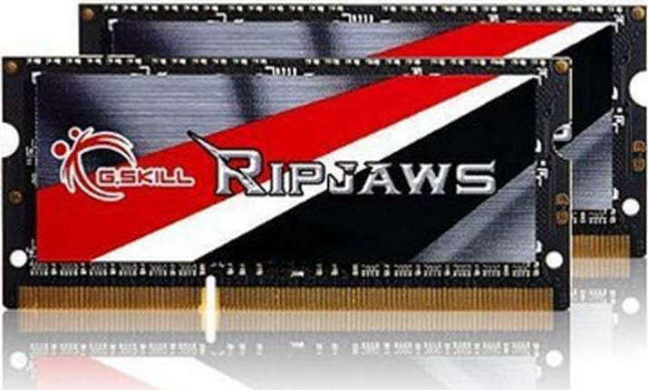 G.Skill Ripjaws DDR3 16GB RAM με 2x8GB Modules και Ταχύτητα 1600 για Laptop Κωδικός F3-1600C9D-16GRSL