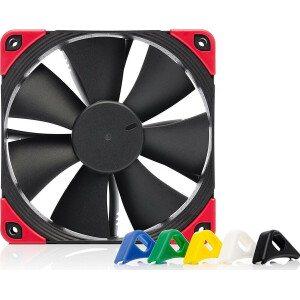 Noctua NF-F12 Chromax.black.swap Case Fan 120mm με Σύνδεση 4-Pin PWM