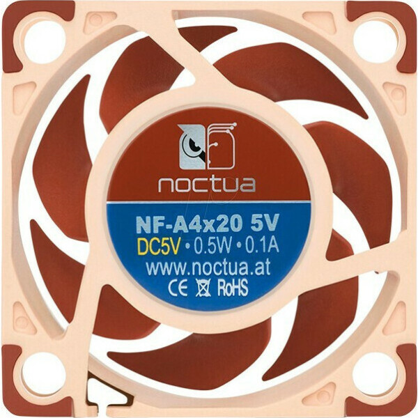 Noctua NF-A4x20 5V Case Fan 40mm με Σύνδεση 3-Pin Καφέ