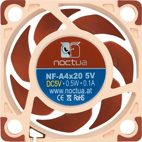 Noctua NF-A4x20 5V Case Fan 40mm με Σύνδεση 3-Pin Καφέ