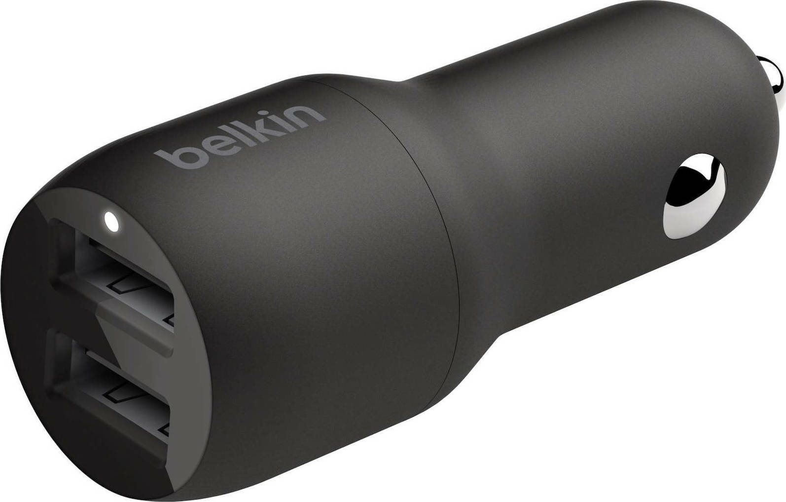 Belkin Φορτιστής Αυτοκινήτου 24W 4.8A με Θύρες 2xUSB Μαύρος Κωδικός CCB001BTBK