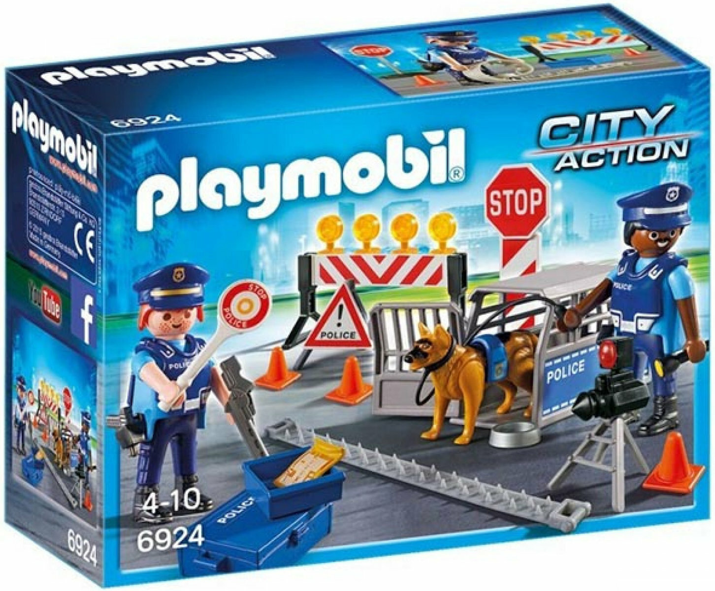 Playmobil City Action Αστυνομικό Μπλόκο για 4-10 ετών