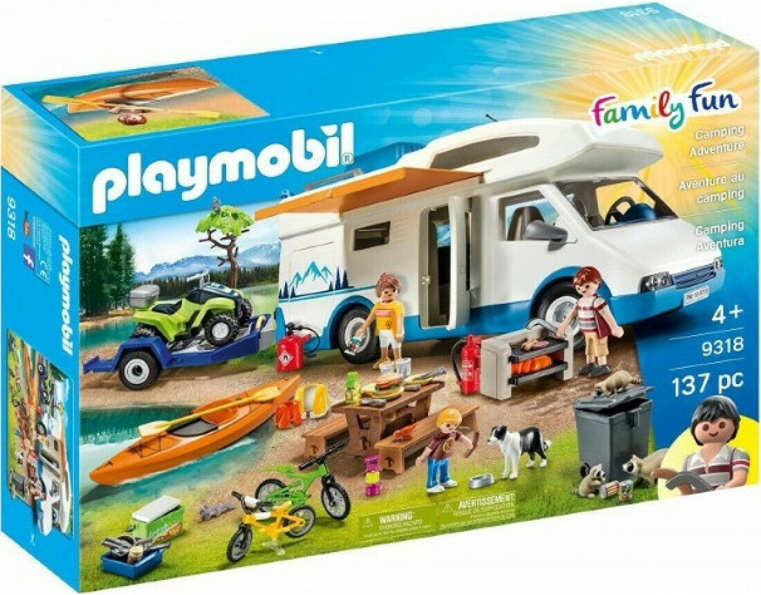 Playmobil Family Fun Camping Adventure για 4 ετών
