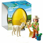 Playmobil Φύλακας Ζωολογικού Κήπου με Λάμα για 3-10 ετών