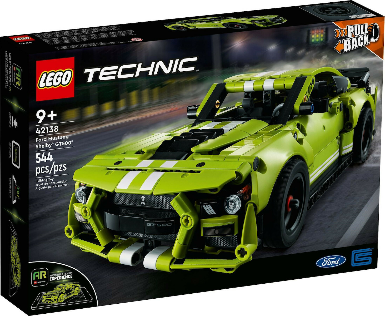 LEGO Technic Ford Mustang Shelby GT500 για 9 ετών Ετών 544τμχ Κωδικός 42138