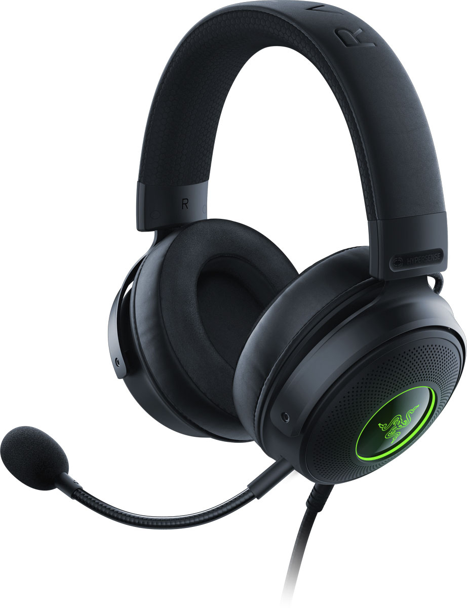 Razer Kraken V3 HyperSense Over Ear Gaming Headset με σύνδεση USB