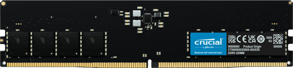 Crucial DDR5 με Module 1x32GB και Ταχύτητα 4800 για Desktop Κωδικός CT32G48C40U5