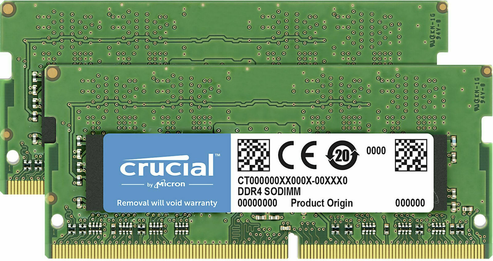 Crucial DDR4 64GB RAM με 2x32GB Modules και Ταχύτητα 3200 για Laptop Κωδικός CT2K32G4SFD832A