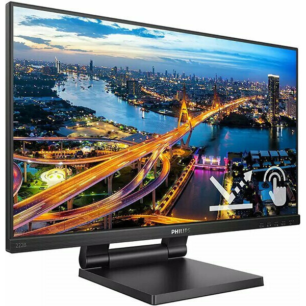 Philips 222B1TC IPS Monitor 21.5 FHD 1920x1080 με Χρόνο Απόκρισης 4ms GTG