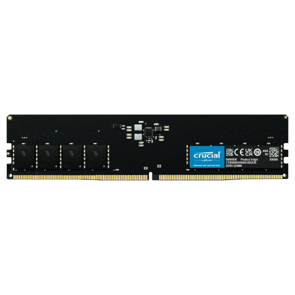 Crucial DDR5 με Module 1x16GB και Ταχύτητα 4800 για Desktop Κωδικός CT16G48C40U5