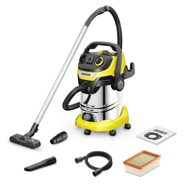 Karcher WD 6 P S V-30/6/22/T Σκούπα Υγρών / Στερεών 1300W με Πλαστικό Κάδο 30lt Κωδικός 1.628-361.0