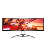 AOC Agon AG493UCX2 Ultrawide VA HDR Curved Gaming Monitor 48.8 5120x1440 165Hz με Χρόνο Απόκρισης 4ms GTG