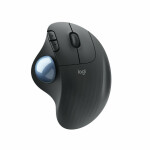 Logitech Ergo M575 for Business Ασύρματο Εργονομικό Bluetooth Ποντίκι με Trackball Μαύρο